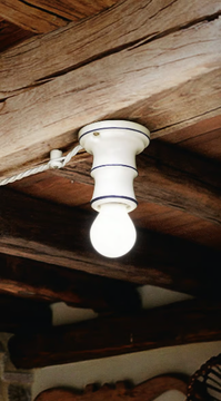 ANDROMEDA - Ceramic ceiling light by Aldo Bernardi - view 3